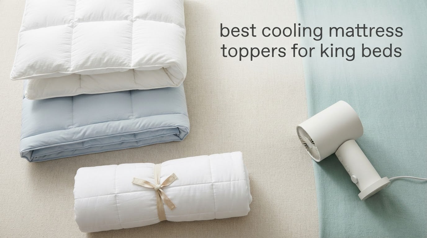 best cooling mattress toppers for king beds