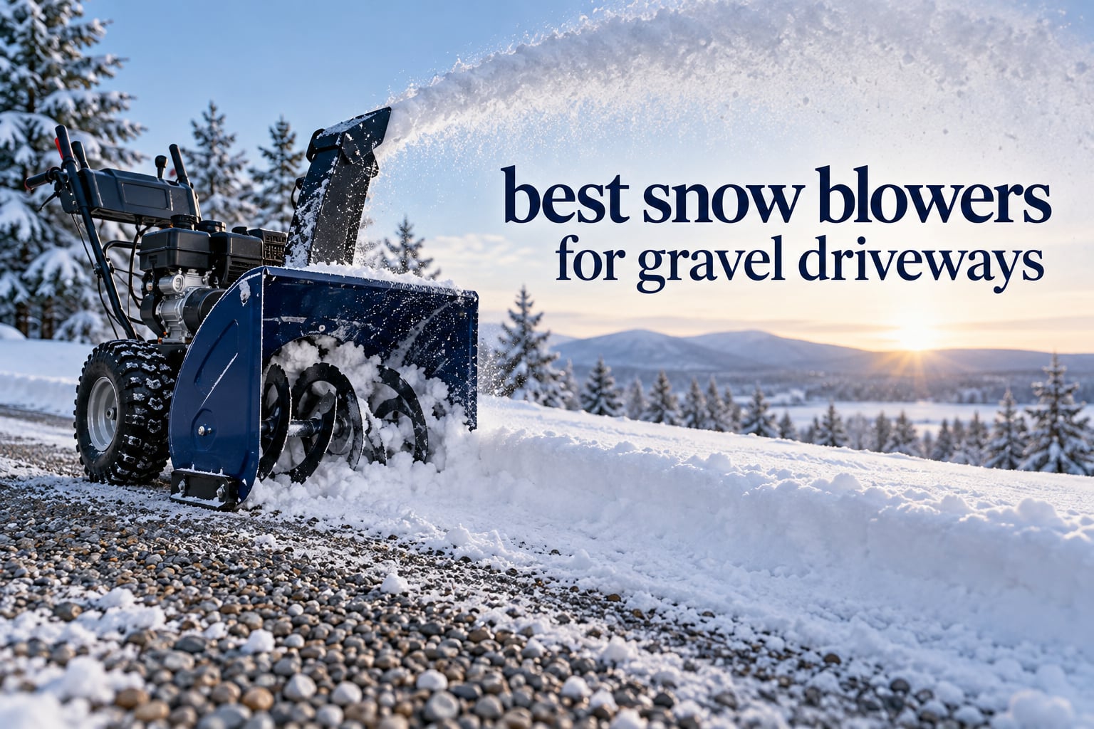 best snow blowers for gravel driveways