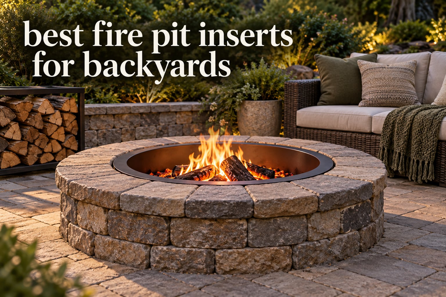 best fire pit inserts for backyards