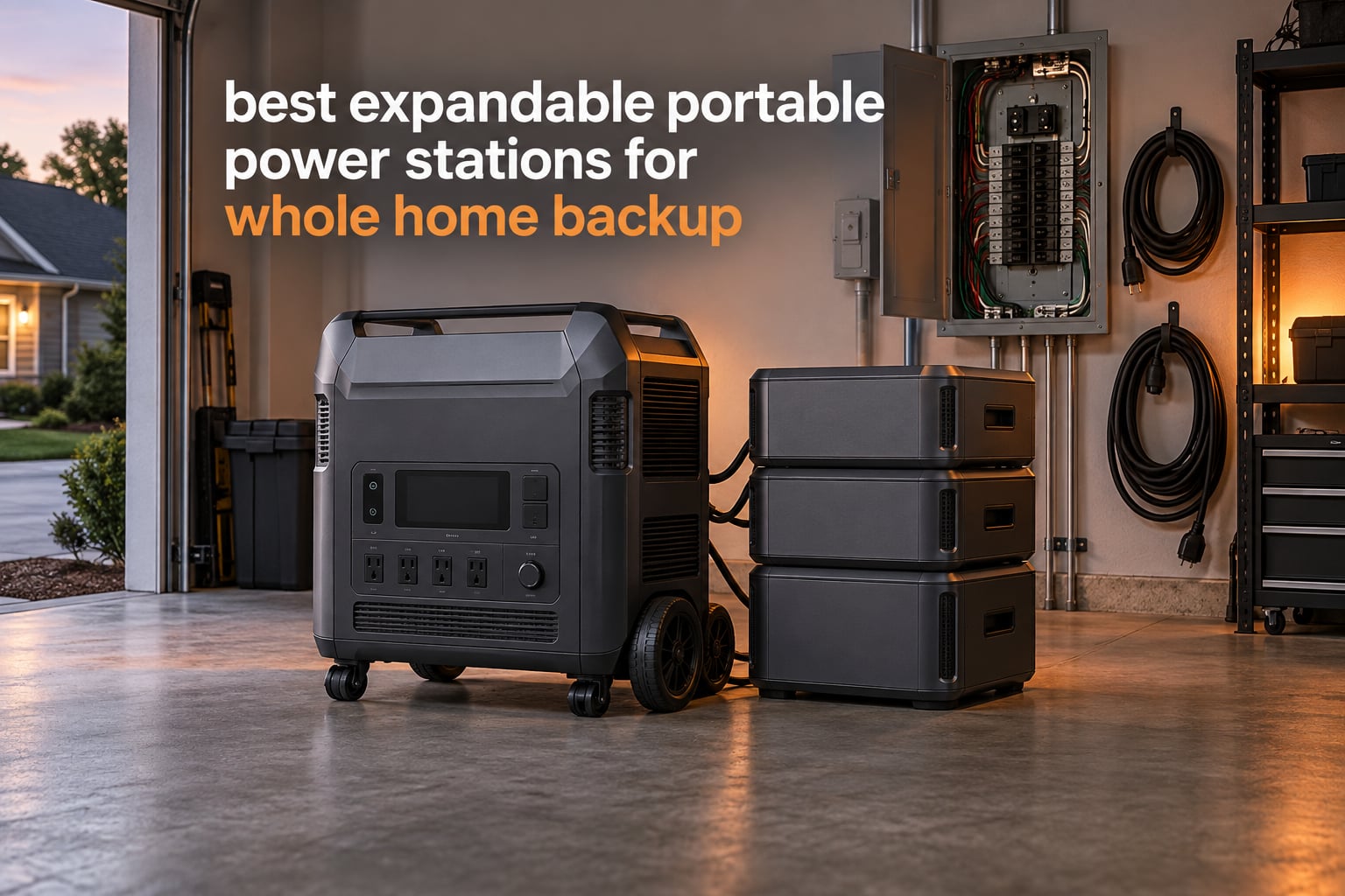 best expandable portable power stations for whole home backup