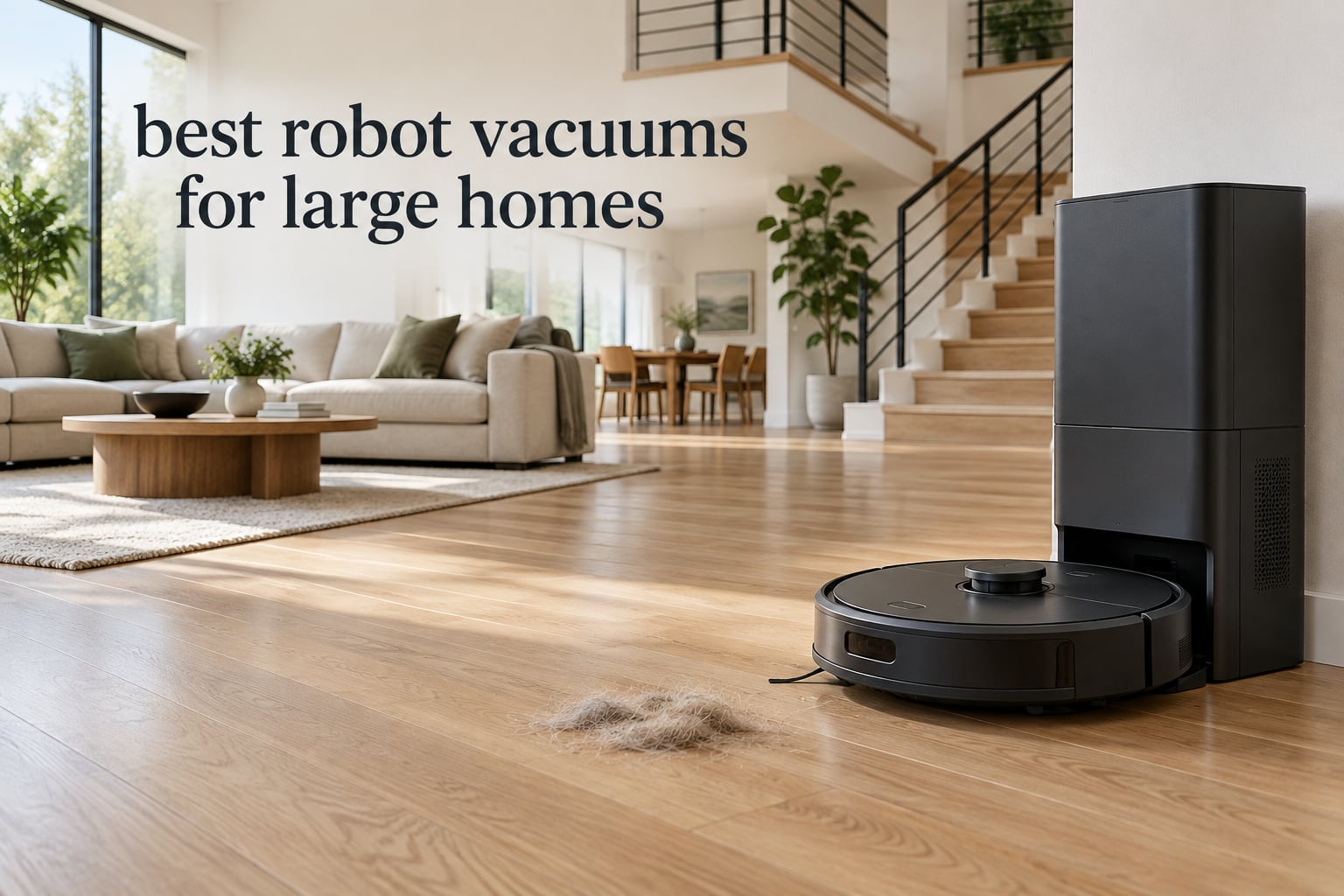 best robot vacuums for large homes