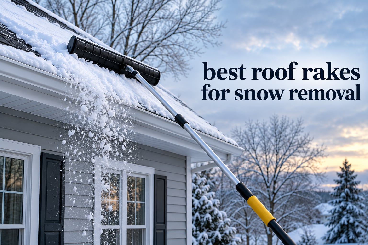 best roof rakes for snow removal