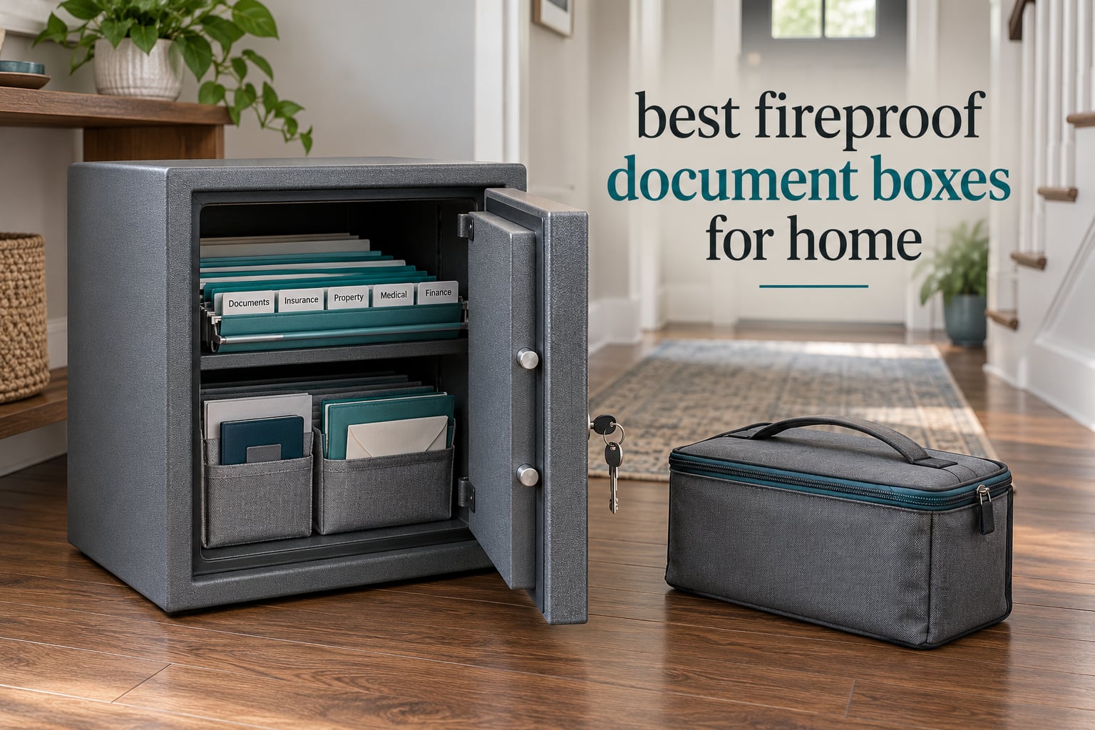 best fireproof document boxes for home