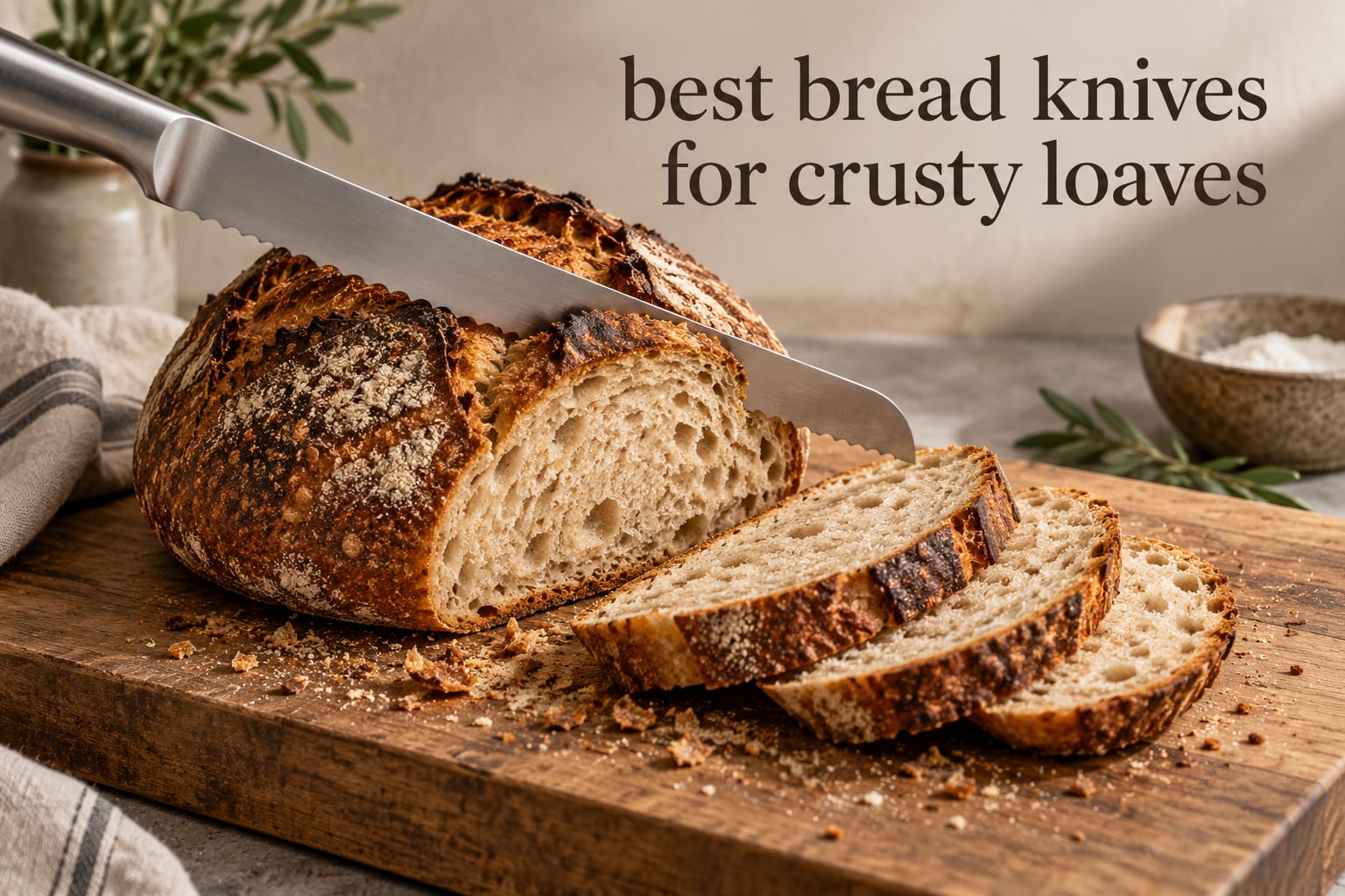 best bread knives for crusty loaves