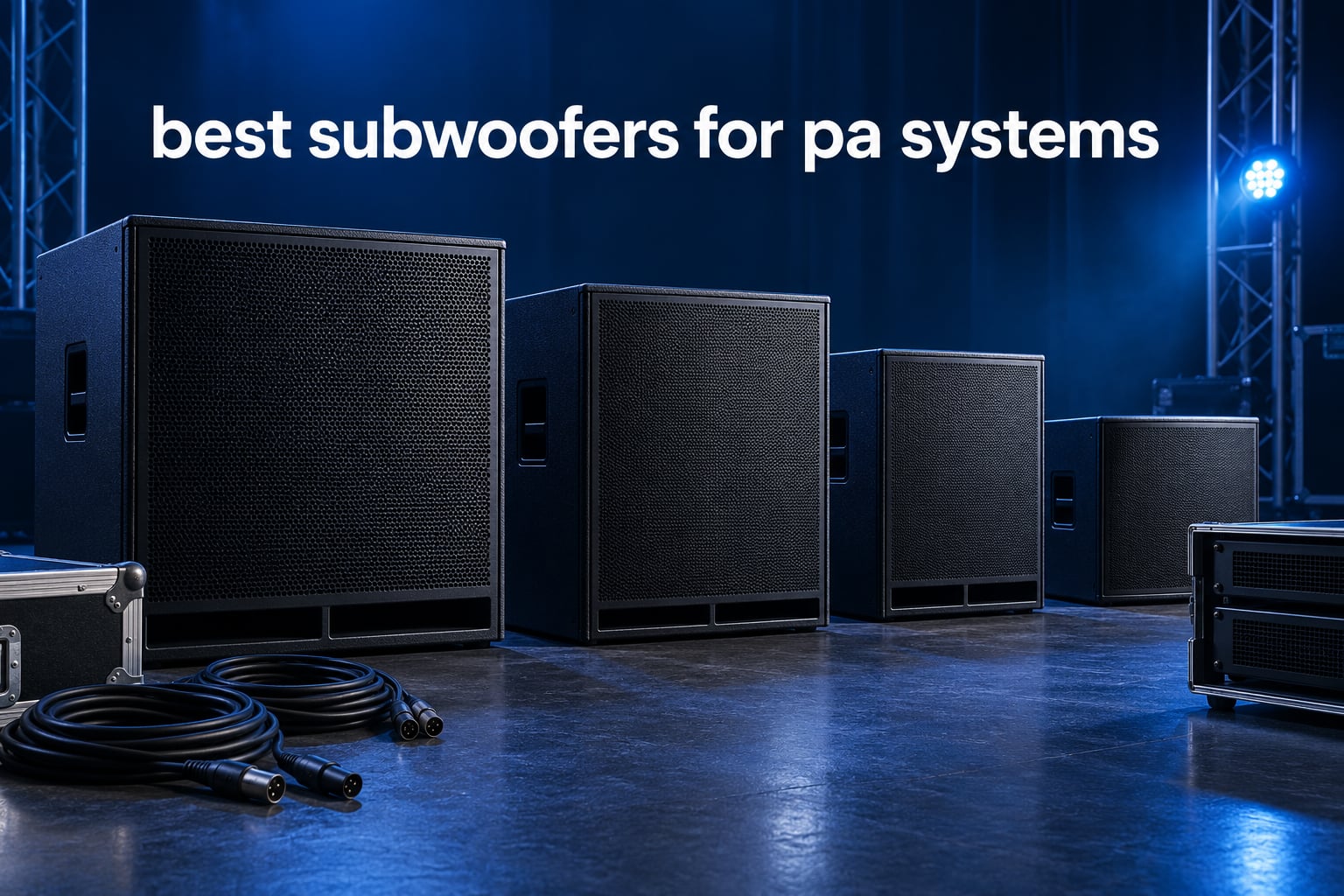 best subwoofers for pa systems