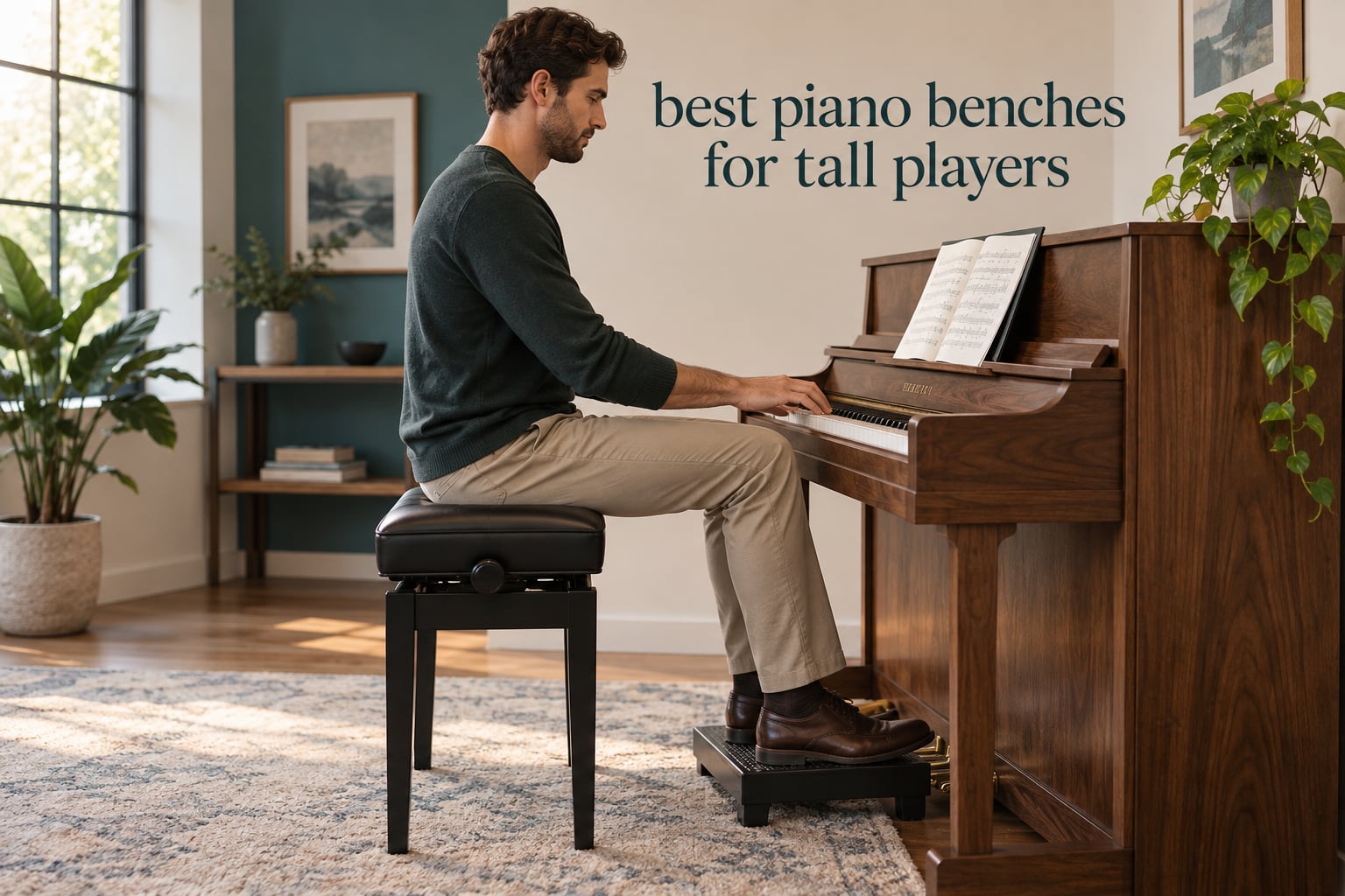 best piano benches for tall players