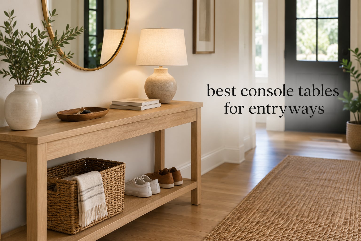 best console tables for entryways