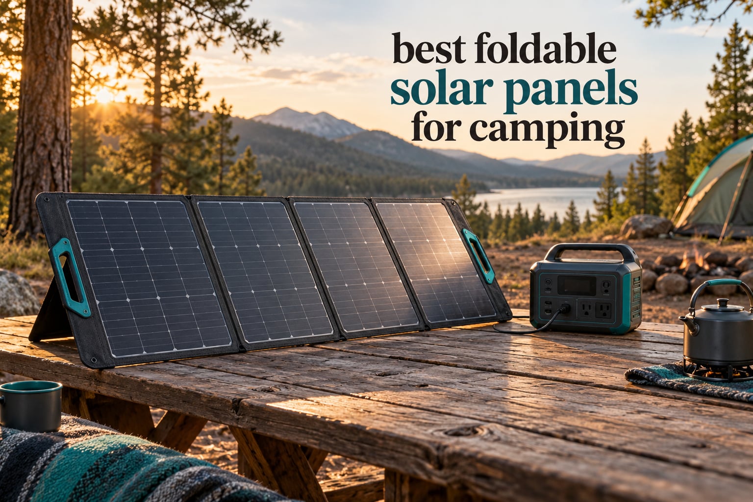 best foldable solar panels for camping