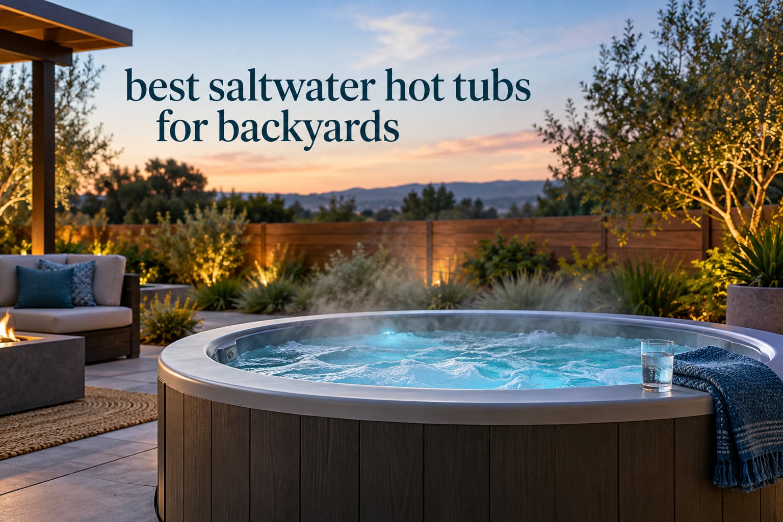 best saltwater hot tubs for backyards