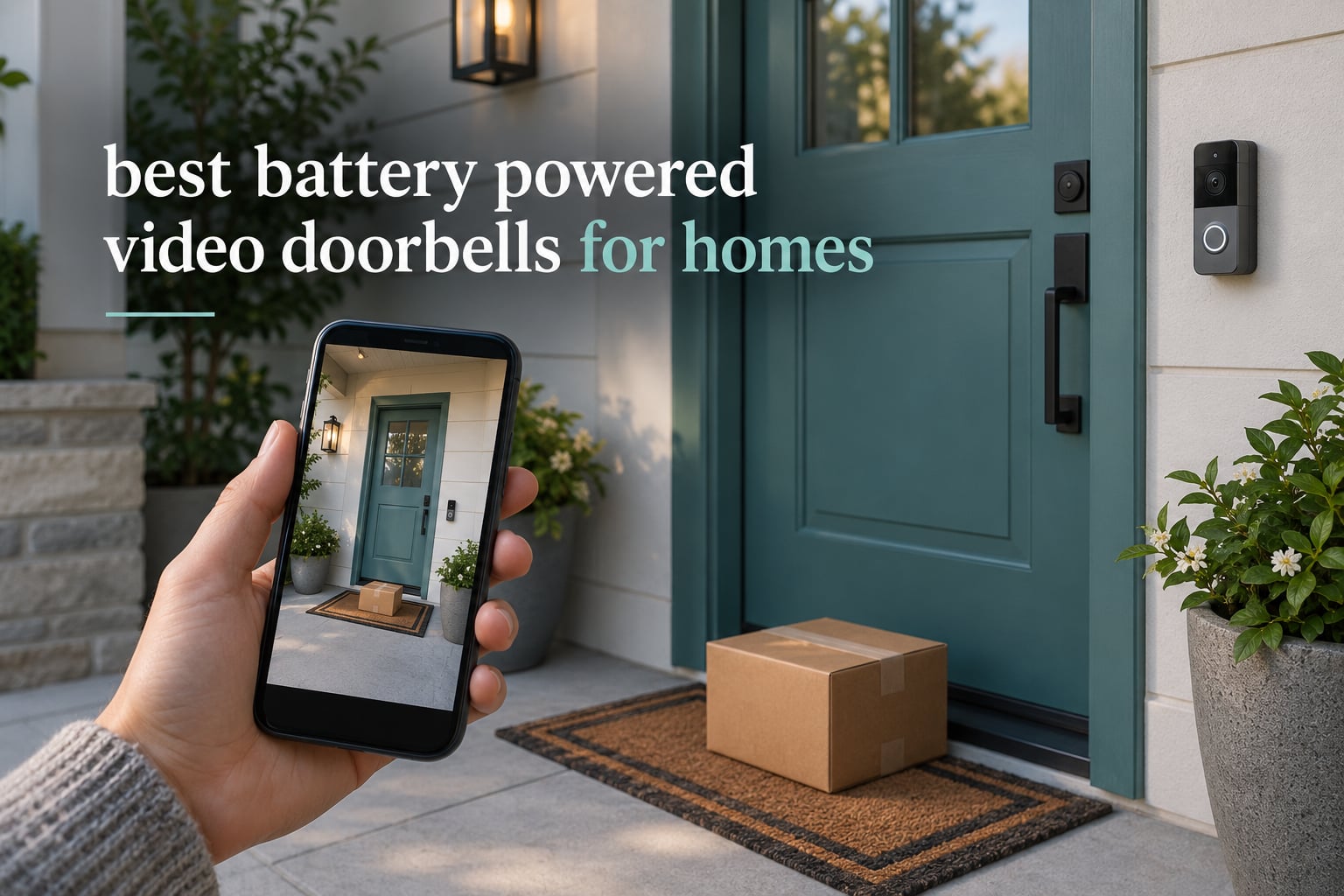 best battery powered video doorbells for homes