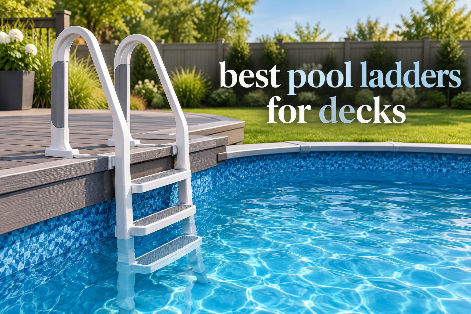 best pool ladders for decks