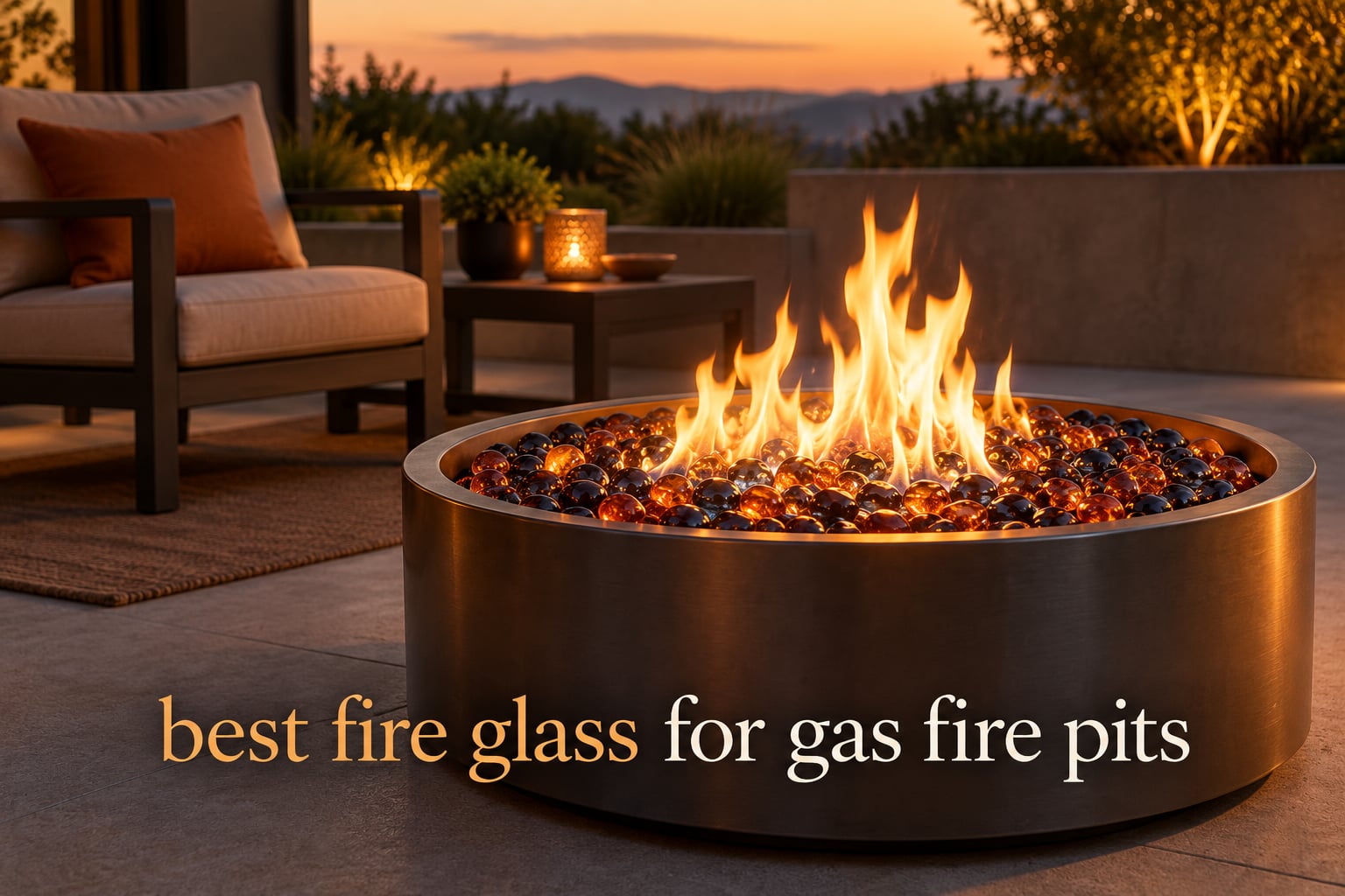 best fire glass for gas fire pits