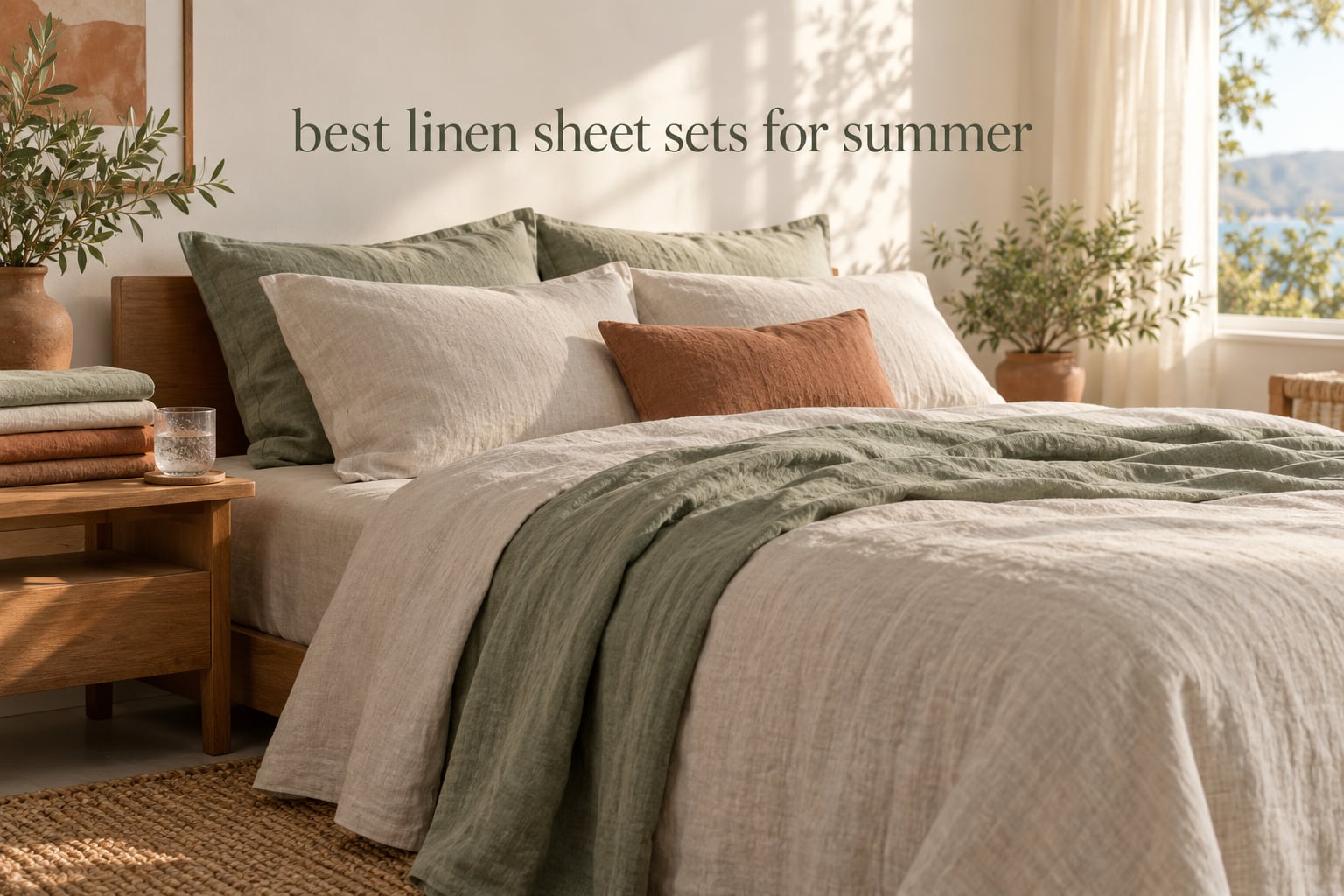 best linen sheet sets for summer