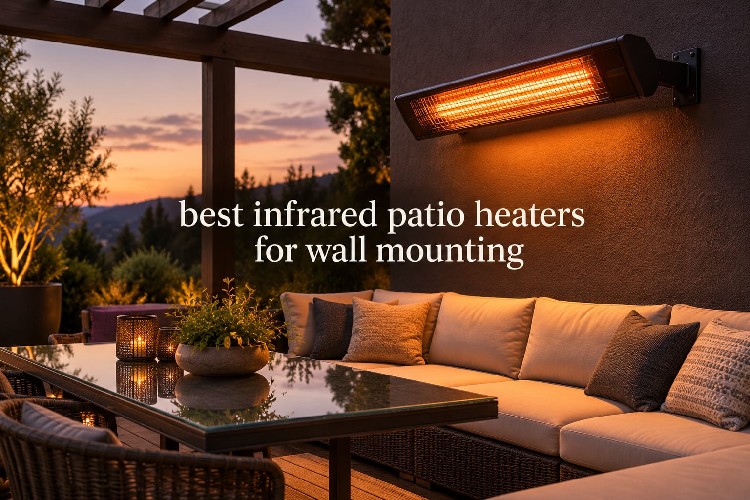 best infrared patio heaters for wall mounting