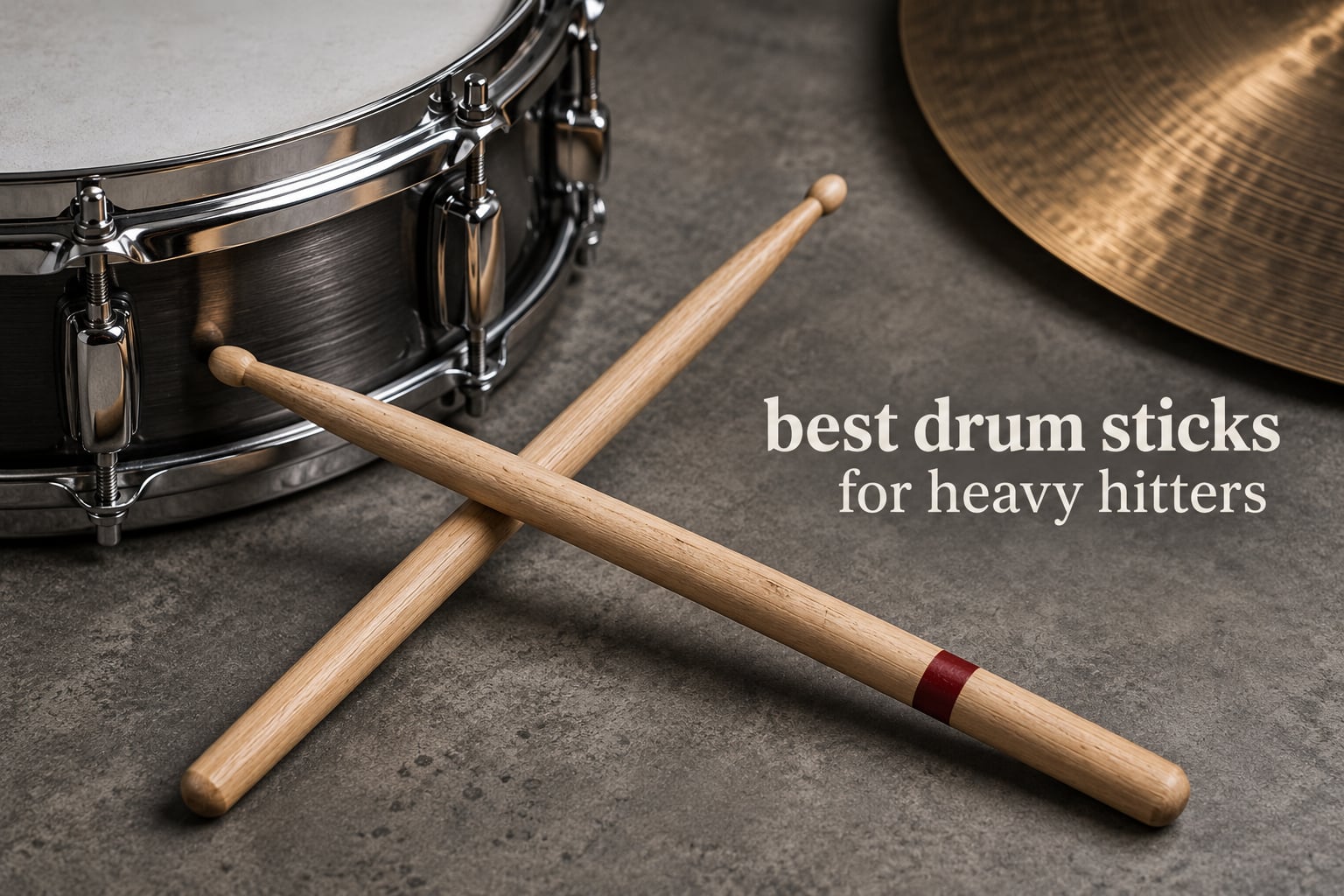 best drum sticks for heavy hitters