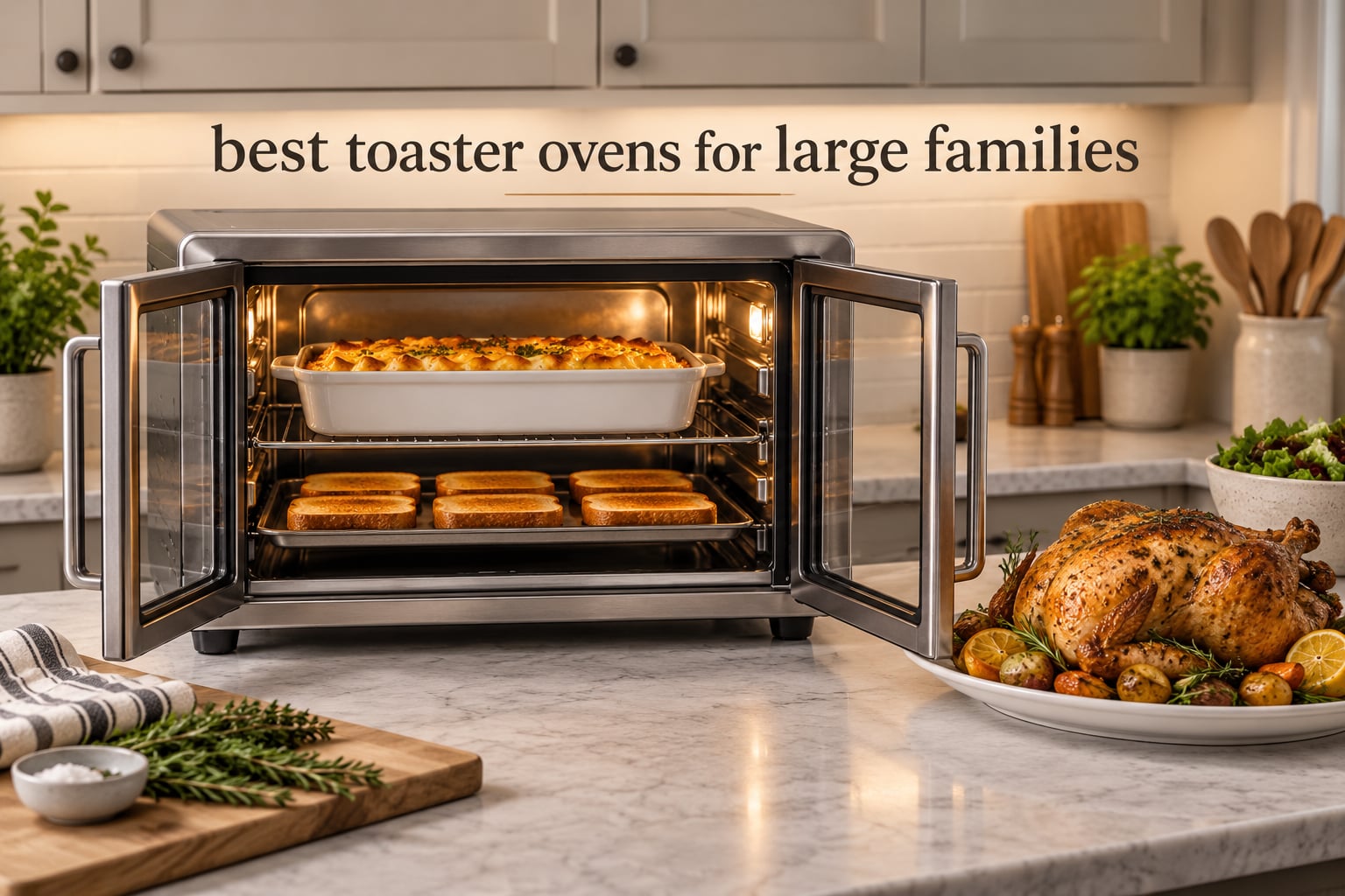 best toaster ovens for large families