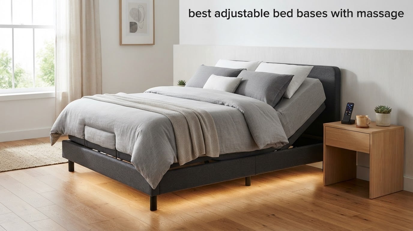 best adjustable bed bases with massage
