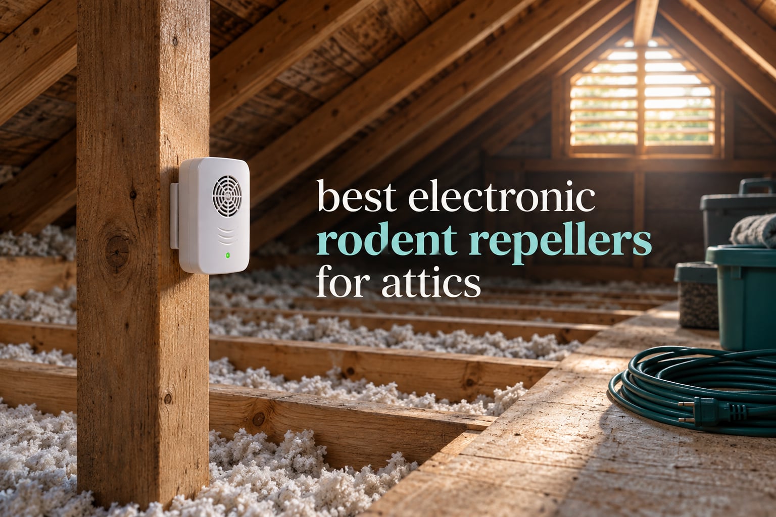 best electronic rodent repellers for attics