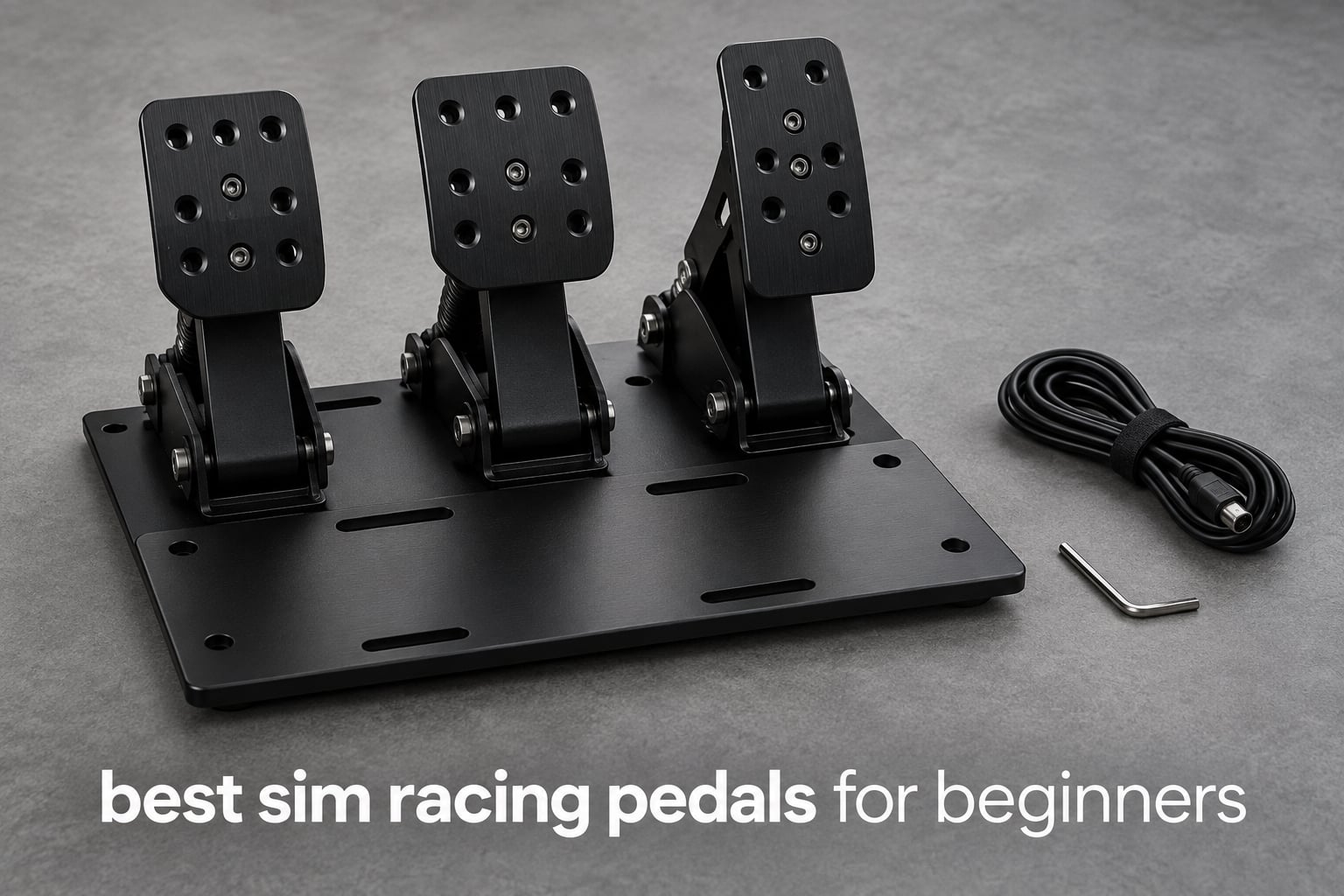 best sim racing pedals for beginners