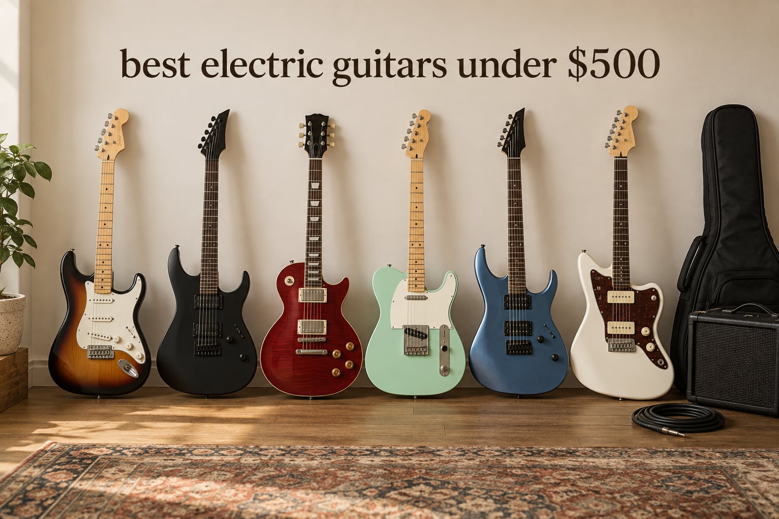 best electric guitars under $500