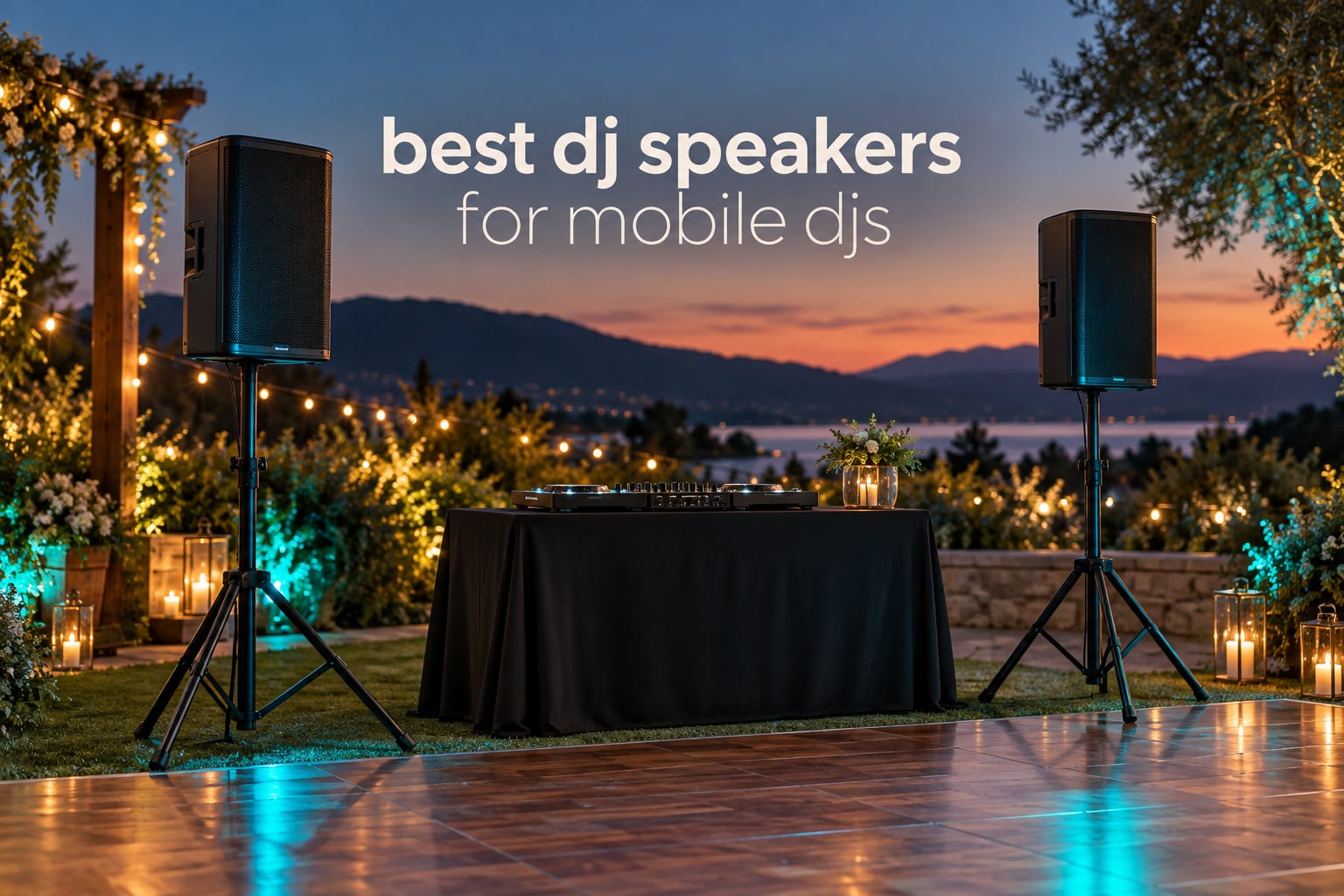 best dj speakers for mobile djs