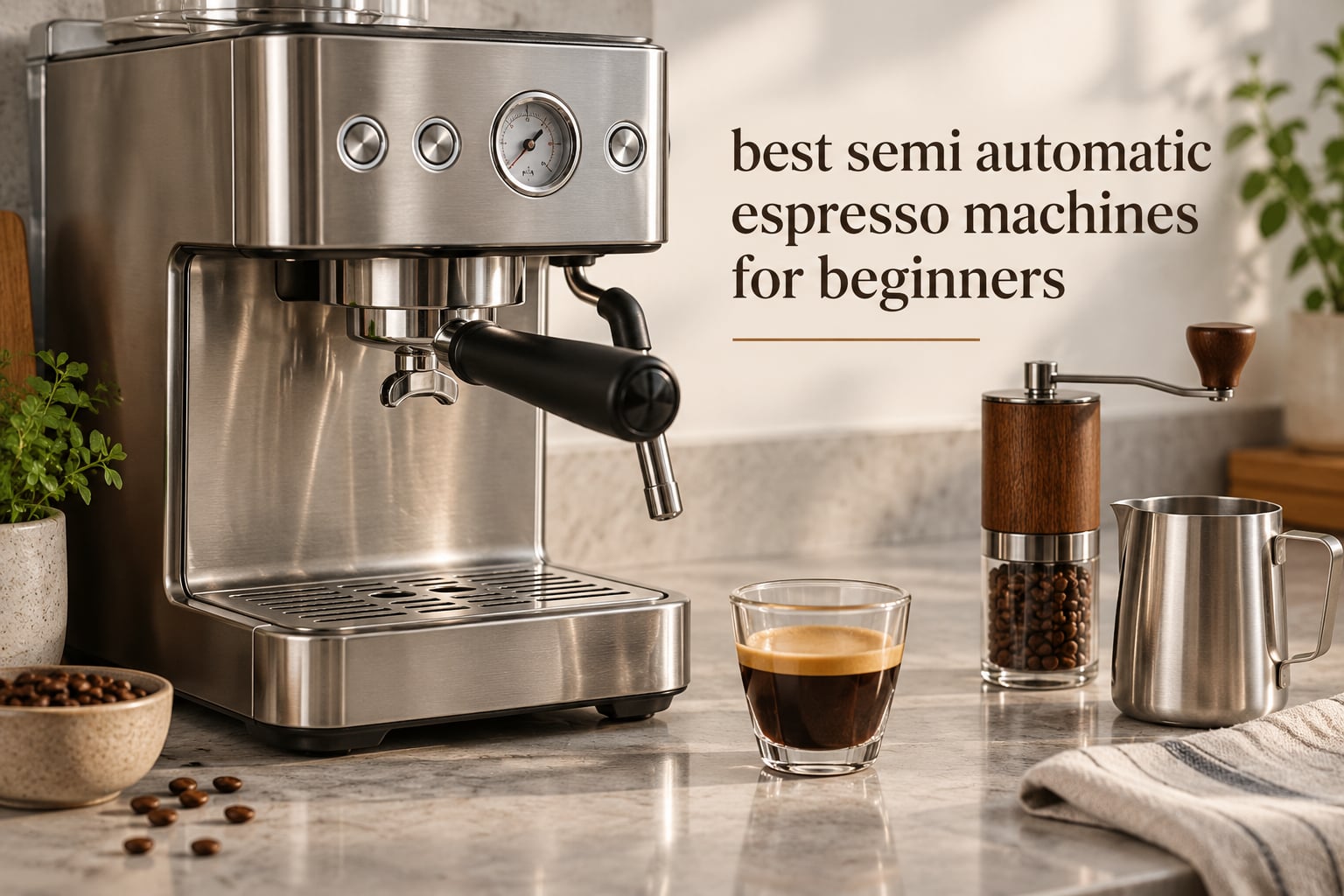 best semi automatic espresso machines for beginners