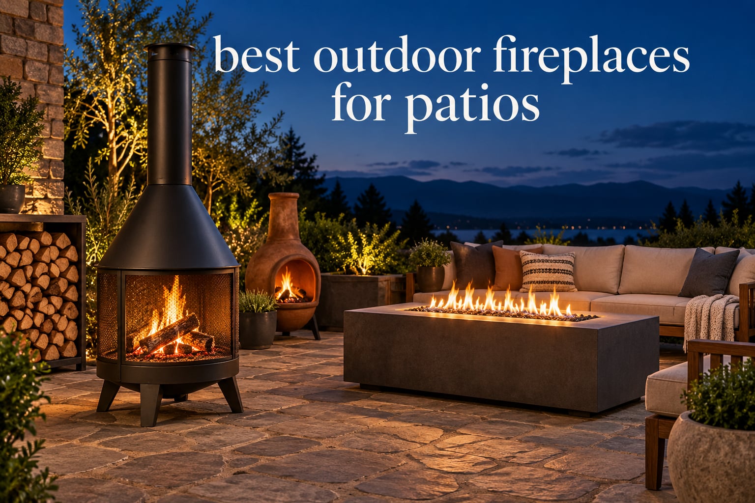 best outdoor fireplaces for patios