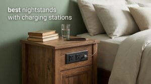 best nightstands with charging stations