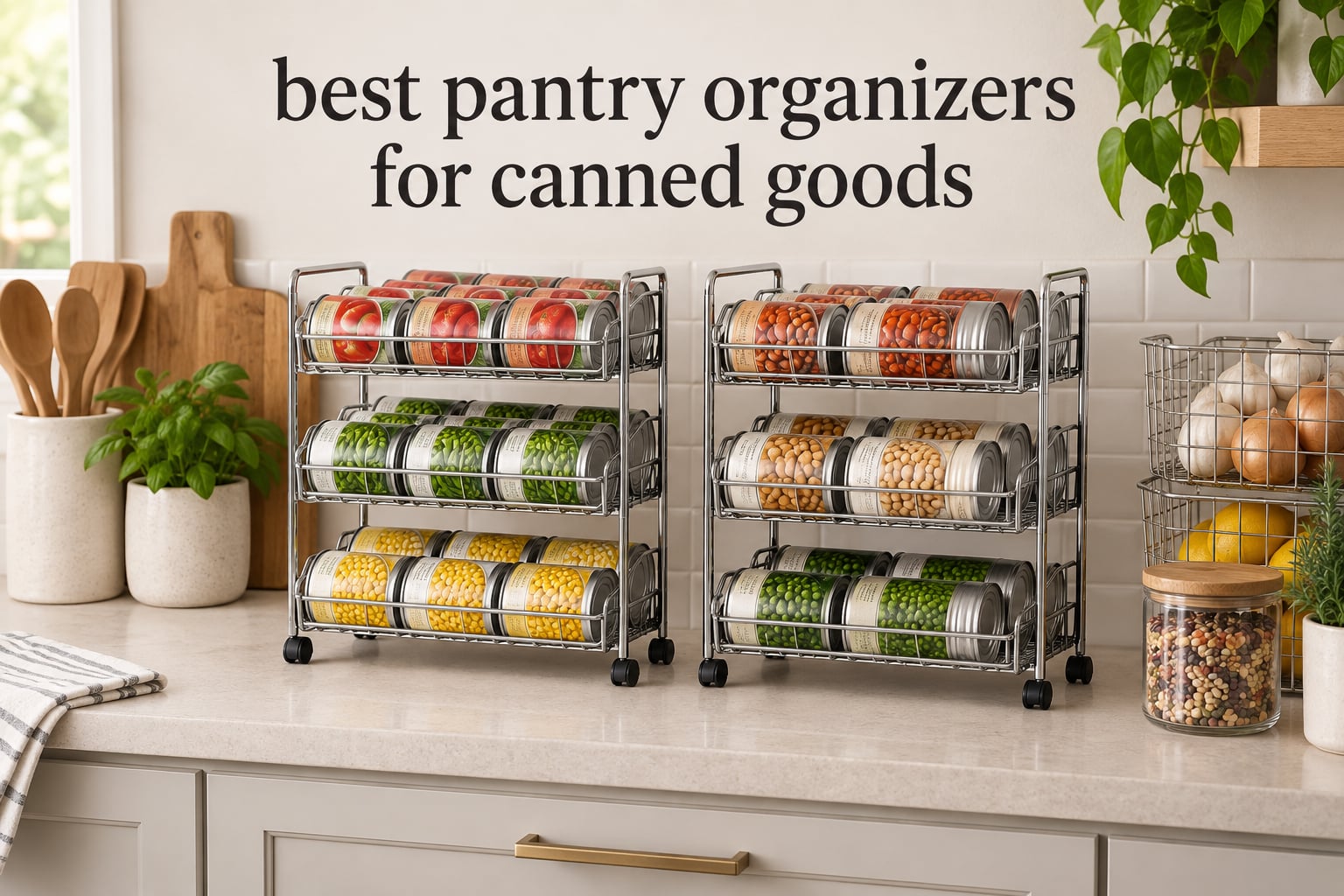 best pantry organizers for canned goods
