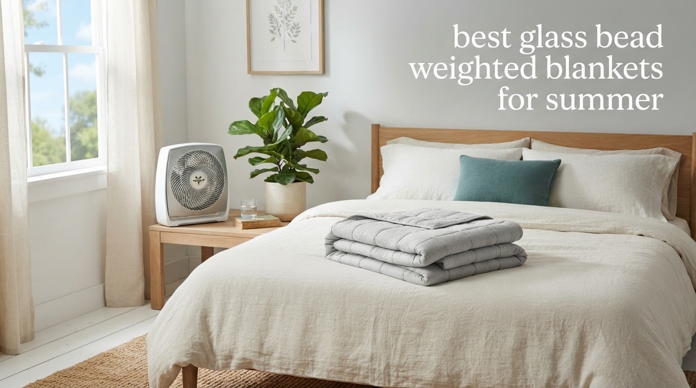 best glass bead weighted blankets for summer