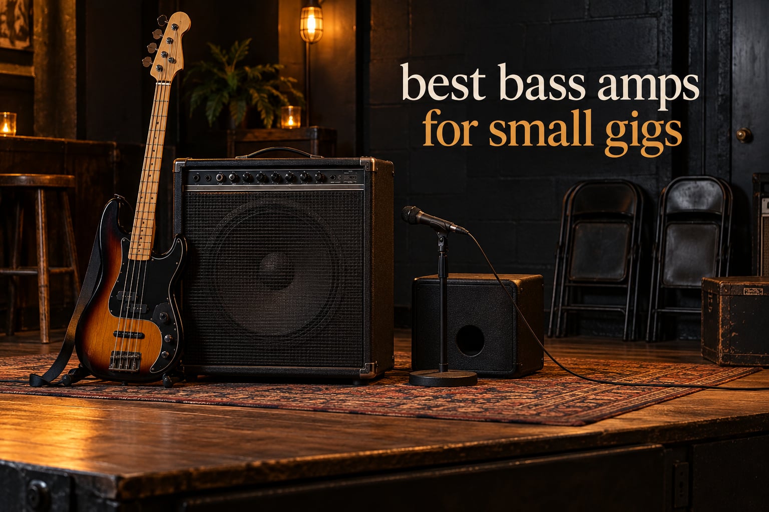 best bass amps for small gigs