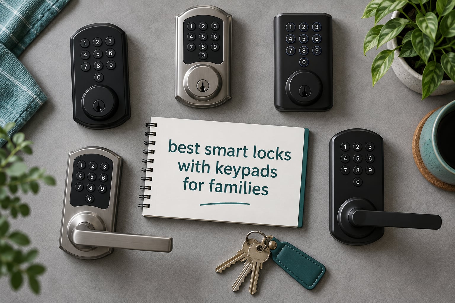 best smart locks with keypads for families