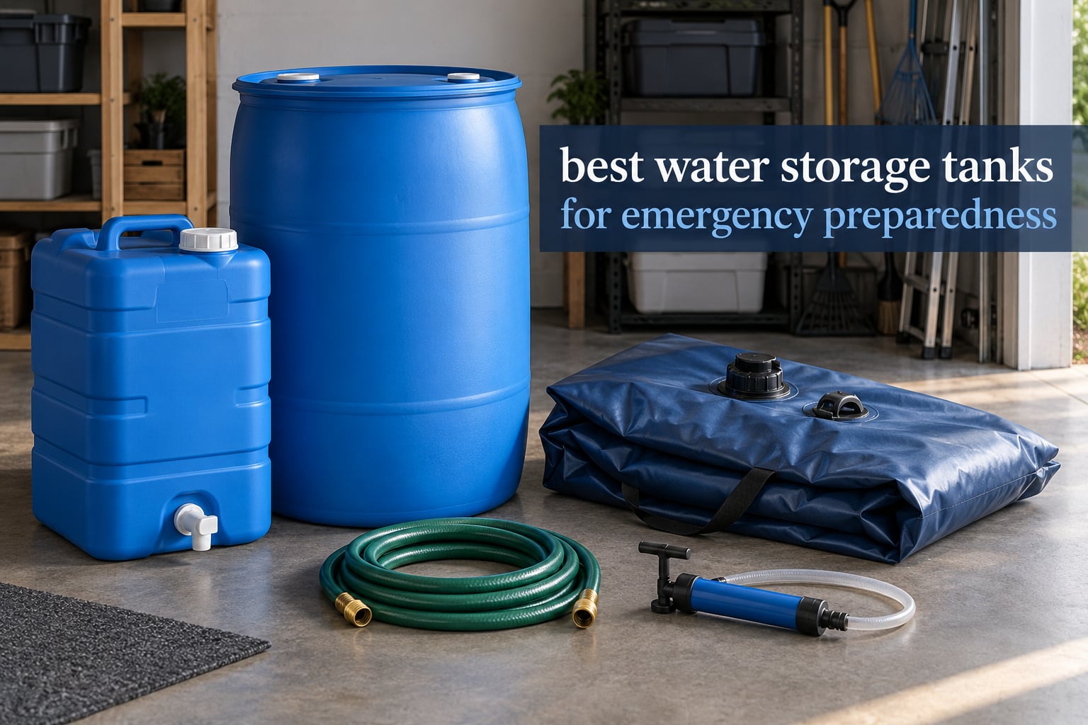 best water storage tanks for emergency preparedness